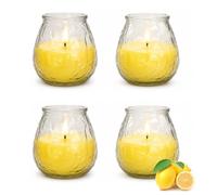 Price's Candles Pack of 4 Citronella Candles | Citronella Candle Perfect for Enjoying Outdoors | Outdoors Great for BBQ's, Picnics or Camping, Yellow