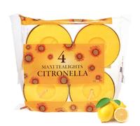 Price's Candles Citronella Maxi Tealights Pack of 4