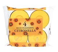 Price's Candles Citronella Maxi Tealights Pack of 4