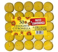 Price's Candles Citronella Scented Tealights | Protects from Unwanted Flies & Insects | Pack of 50