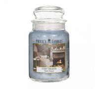 Price's Candles Cosy Nights Scented Jar Candle - Medium, Up To 90 Hour Burn Time