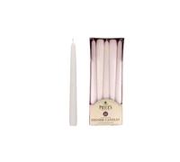 Price's Candles Dinner Candles Pack of 10 White