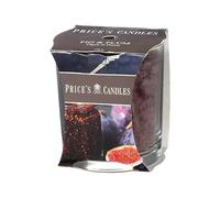 Price's Candles Fig & Plum Jar Candle Long Burning Rich Fruity Fig Plum Mint Scented Wax Candle Ceramic Home Fragrance Relaxing Luxury Natural Aroma