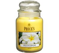 Price's - Frangipani Large Jar Candle - Sweet, Delicious, Quality Fragrance - Long Lasting Scent - Up to 150 Hour Burn Time