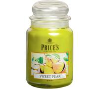Price's Candles Large Glass Jar Sweet Pear 150 Hours Burn Time