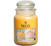 Price's Candles Large Jar Vanilla Cupcake 150 Hours Burn Time Prices Candles