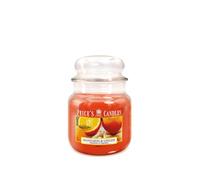 Price's Candles Mandarin & Ginger Medium Jar Candle | Mandarin & ginger fragrance, long-burning wax, decorative glass vessel, relaxing ambience, elegant home décor