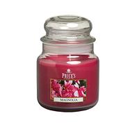 Price's Candles Medium Jar Magnolia Candle Scented Candle in Glass Long Burning Home Fragrance Decorative Candle Gift for Women and Men Cruelty Free Medium Jar Candle