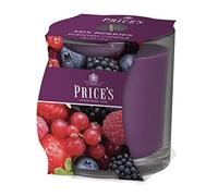 Price's Candles Mixed Berries Cluster Jar Candle | Mixed berries fragrance, long-burning wax, decorative glass vessel, relaxing ambience, elegant home décor, everyday enjoyment