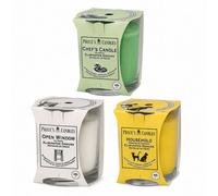 Price's Candles Set of 3 Mixed Scent Jar Candles | Fresh Air Range Bundle with Up to 135 Hours Combined Burn Time | Odour Eliminator Candle Bundle Including (Mixed)