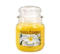 Price's - Frangipani Medium Jar Candle - Sweet, Delicious, Quality Fragrance - Long Lasting Scent - Up to 90 Hour Burn Time