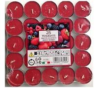 Prices Candles Scented Tealights (Pack Of 25) Mixed Berries (One Size)