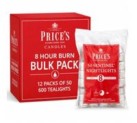 Price's Candles Sentinel Nightlights Bag x 50 Pack of 12