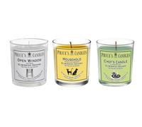 Price's Candles Set of 3 Mixed Scent Jar Candles | Fresh Air Range Bundle with Up to 135 Hours Combined Burn Time | Odour Eliminator Candle Bundle Including (Mixed)