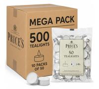 Price's Candles Tealight Candles Pack of 500