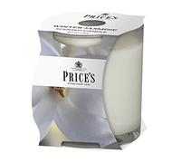 Price's Candles Winter Jasmine Cluster Jar Candle | Winter jasmine fragrance, long-burning wax, decorative glass vessel, relaxing ambience, elegant home décor