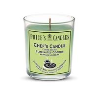 Price's - Chef's Jar Candle - Odour Eliminating Candle - Made with Basil, Patchouli & Geranium Extracts - Clean, Fresh, Quality Fragrance - Long Lasting Scent
