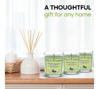 Price's Chef's Odour Eliminating Scented Glass Jar 45HRS Prices Candles 1- 3PK