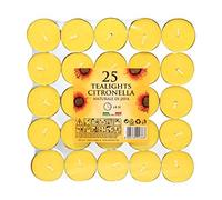 Prices Citronella Tealights | Outdoor Citronella Tealights candle | Insect Mosquito Fly Repellent Tealights for Outdoors, Indoors, Garden (Pack of 50)
