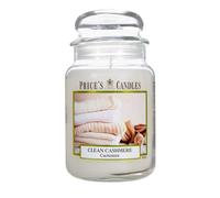 Price's Clean Cashmere Large Jar Candle