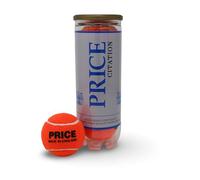 Price's Coloured "Citation" Tournament Tennis Balls (1 x 3 Balls) | Pressurised, Made to ITF Standards | In Green, Red, Pink, Orange, and White | Manufactured in the UK! | (Orange)