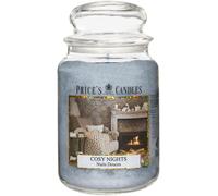 Price's - Cosy Nights Large Jar Candle - Sweet, Delicious, Quality Fragrance -