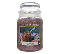 Price's - Fig & Plum Large Jar Candle - Sweet, Delicious, Quality Fragrance - Long Lasting Scent - Up to 150 Hour Burn Time