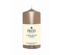 Price's Gold Pillar Candle, 6 Inch