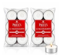 Prices Large Maxi TeaLight Night Lights 10 HOUR LONG BURN Candles 12-24 Pack