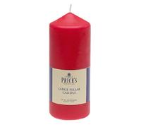 Price's Large Pillar Candle Red 6" Decor Price's Multicolor