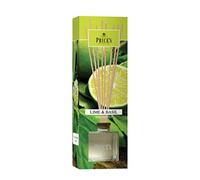 Price's - Lime & Basil Reed Diffuser - 100ml - Fresh, Vibrant, Quality Fragrance - Long Lasting Scent