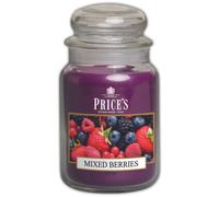 Price's - Mixed Berries Large Jar Candle - Sweet, Delicious, Quality Fragrance - Long Lasting Scent - Up to 150 Hour Burn Time