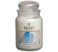 Price's - Open Window Large Jar Candle - Sweet, Delicious, Quality Fragrance - Long Lasting Scent - Up to 150 Hour Burn Time