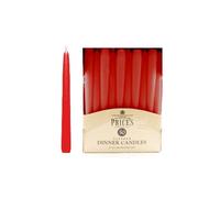Prices Pack Of 50 Dinner Candles Red