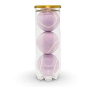 Price's Pastel Coloured Lavender Purple Tubed Tennis Balls (1 x 3 Balls) | Type 2 Pressureless ITF Standard | Made in the UK | Suitable for Outdoors Training and Court Tennis, or Dog Games! |
