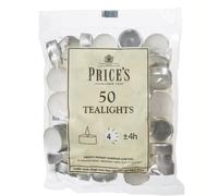 Price's Candles Price's Candles Bag Of 50 Tealights - White, White