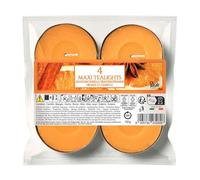 Price's Petali Orange & Cinnamon Maxi Tealights (Pack of 4)