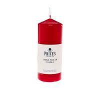 Prices Pillar Candle Red 6 One Colour (One Size)