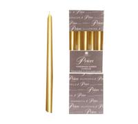 Price's Tapered Dinner Candles Venentian Candle Red, Green, Gold Pack of 10