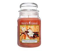 Price's Vanilla & Sandalwood Large Jar Candle