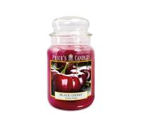 Price's - Black Cherry Large Jar Candle - Sweet, Delicious, Quality Fragrance - Long Lasting Scent - Up to 150 Hour Burn Time