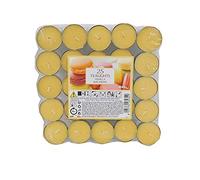 Price's Candles Petali Range Vanilla Macaroons Tealights Pack of 25 Scented Vanilla Tea Light Candles for Home Décor Ambient Lighting and Everyday Fragrance