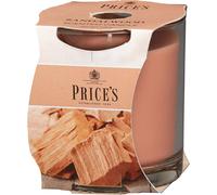 Prices's Candles Sandalwood Cluster Jar Candle Long Burning Oriental Soft Musk