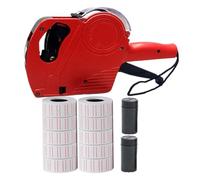 Pricing Label Gun - Digital Price Label Gun - Portable Labeling Machine | Handy Price Label Machine, Labeling Machine Kit for Shops, Offices