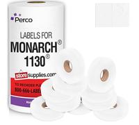 Pricing Labels for Monarch 1130 White - 25,000 Labels w/ 10 Rolls Value Pack, 1 Sleeve - Made in USA