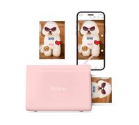 Pricker+ Printer, Bluetooth Print Device, Includes a Photo Cartridge and a Label Cartridge, 10 Sheets in Each Cartridge, Digital Mobile Printer, Portable Printer, 2.56x3.57 Pink