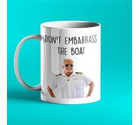 Prickly Prints Don't Embarrass The Boat - Captain Lee, Below Deck Gift Mug