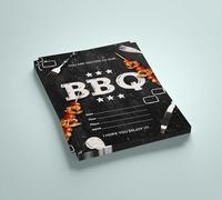 Prickly Products BBQ Garden Party Invitation x 12 Pack A5 Party Invites 148mm x 210 mm