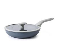 PRICUSIS Nonstick Ceramic Frying Pan with Lid, Non Toxic Nonstick Pan Skillet, Healthy Egg Pan Nonstick Omelet Pan Chef's Pan, PTFE PFOA & PFAS Free, Induction Compatible (8Inch W/L)