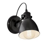 PRIDDY Black/White Wall Mount Sconce WALL LAMP NT 1x E27/ 40W